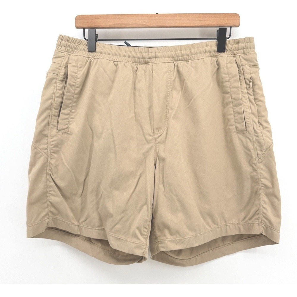 Birddogs Shorts Mens XXL Tan Lined Athletic Workout Casual Hiking Activewear